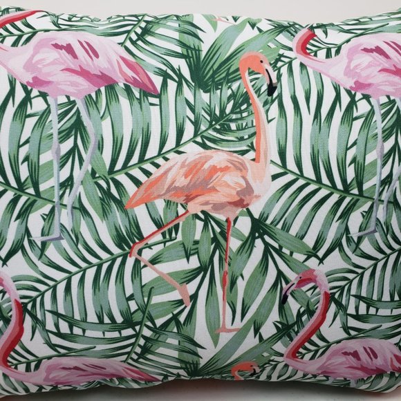 Always Home Oblong Throw Pillow Flamingo Print - Picture 3 of 8